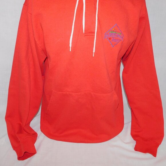 Vintage Jasper Park The Canadian Rockies Adult XL Red Hoodie - Picture 6 of 12